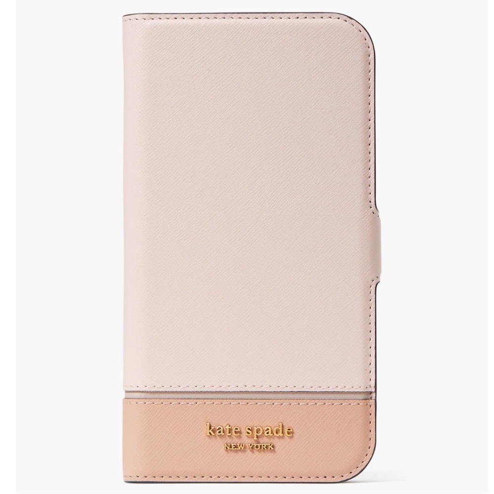 Kate Spade Morgan Colorblock iPhone 13 Pro Max Magnetic Wrap Folio Case